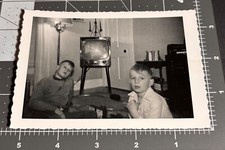 1950s Boys Watching TV