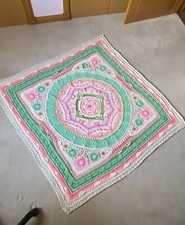 Crocheted Throw / Blanket, Scheepjes D'Histoire Naturelle, 122 x 122 cm.