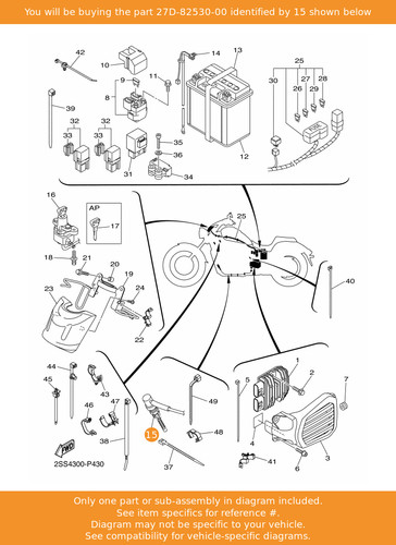 Yamaha stop switch assy - yamaha,