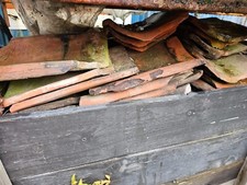 A Job Lot of Red Roof Clay Pan Tiles Mixed Sizing