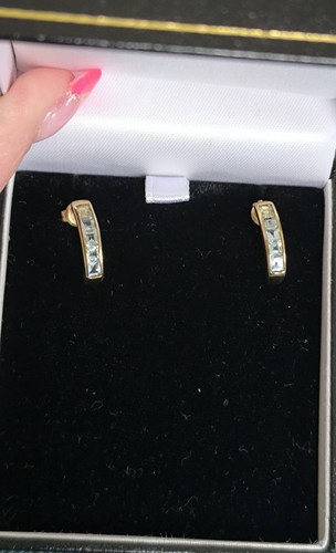 Qvc 9ct gold aquamarine - 9ct,