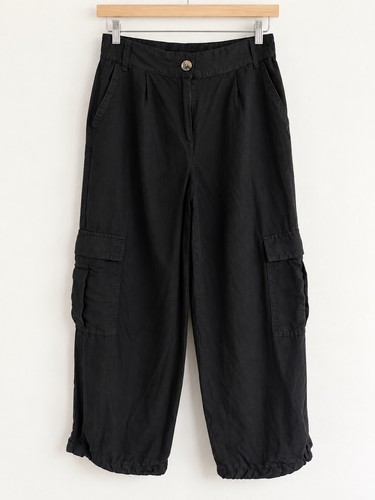 Next womens black cargo pants - womens,