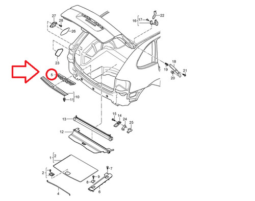 Porsche cayenne 9pa support - cayenne,