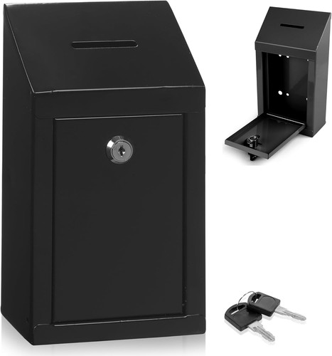 Metal donation box suggestion - donation, box-suggestion