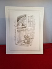 Print Of A Pencil Drawing Of A