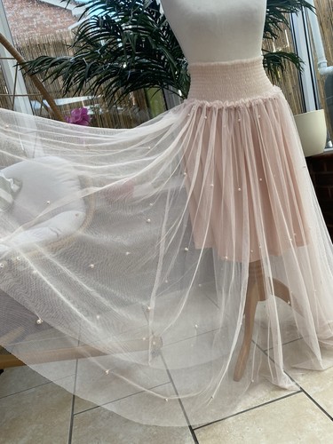 Stunning tulle maxi skirt - , in