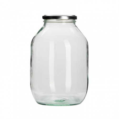 Glass pickle jar - jar, twist