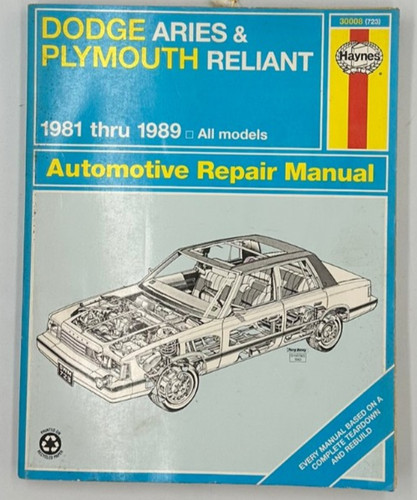 Haynes dodge aries plymouth - aries,
