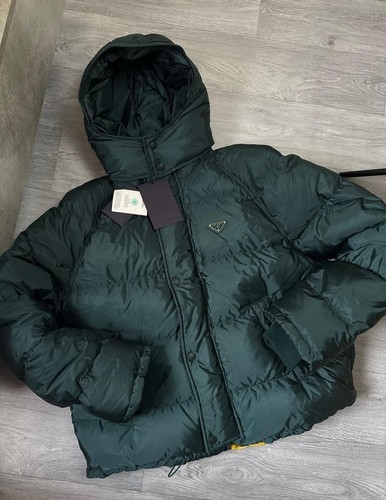 Prada bubble coat large - coat,