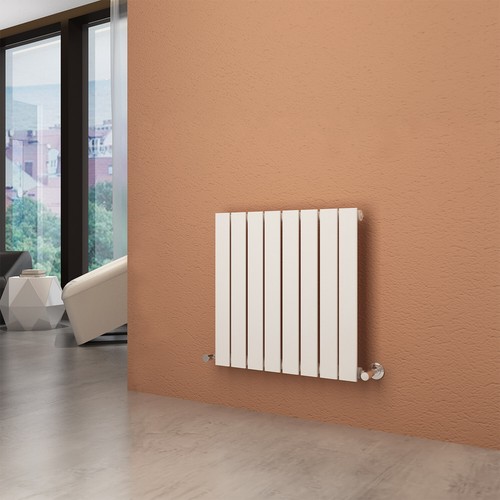 White horizontal radiator - white, 600