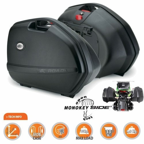 Pair motorcycle side suitcases - pair,