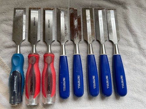 32mm bevel chisels used - bevel, ~