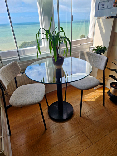 John lewis glass marble - glass/marble, table