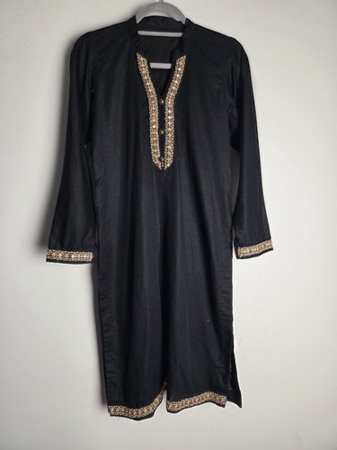 Women simple black - black, kurta