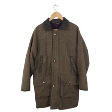 Hucklecote Mens Green Islay Wool Hunting Jacket Size 38
