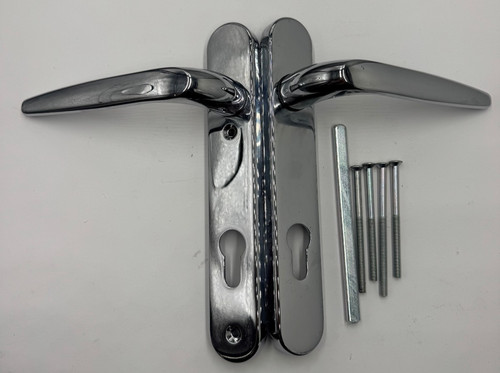 Upvc door 122mm - 122mm, chrome