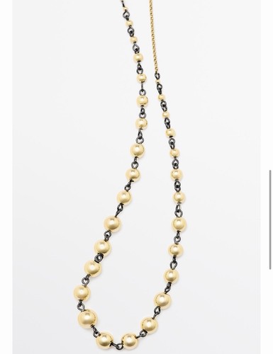 Massimo dutti chain with beads - massimo,