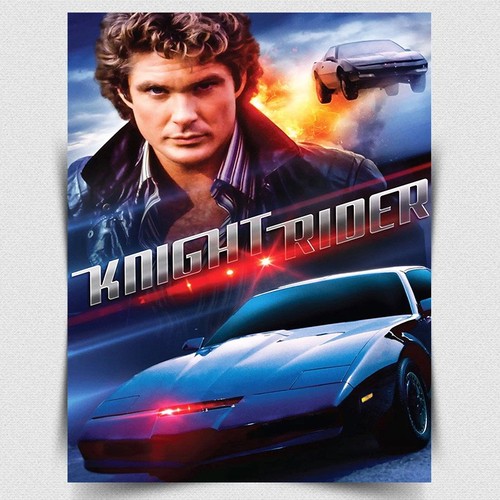 Knight rider metal sign wall - knight,