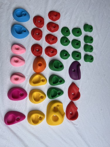 35x kids climbing stones bolt - stones,