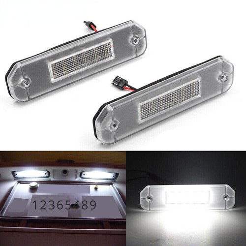Led white number license plate - led,