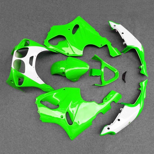 Motorcycle fairing green - motorcycle,