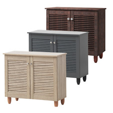 Shoe Storage Cabinet 2 Slatted