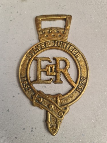 Horse brass rare silver - horse,