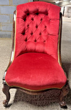 Victorian Walnut Parlour Chair