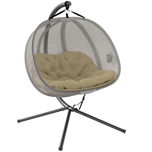 Outsunny double hanging egg - hanging,