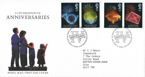 1989 anniversaries philatelic - 1989,