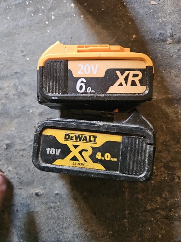 Dewalt 18v batteries 4ah - 18v, x2.