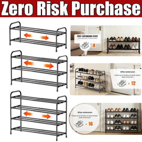 Metal shoe rack stand 4 - stand,