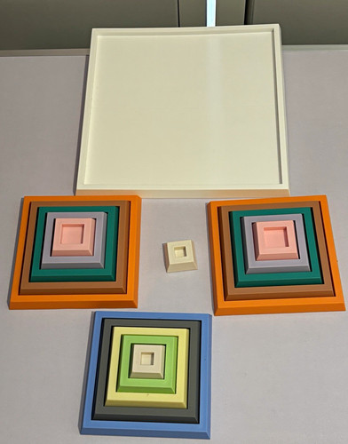 Numicon square baseboard rod - square,