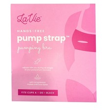LaVie Pump Strap Hands-Free Pumping & Nursing Bra in Black, Fits Cups A-DD