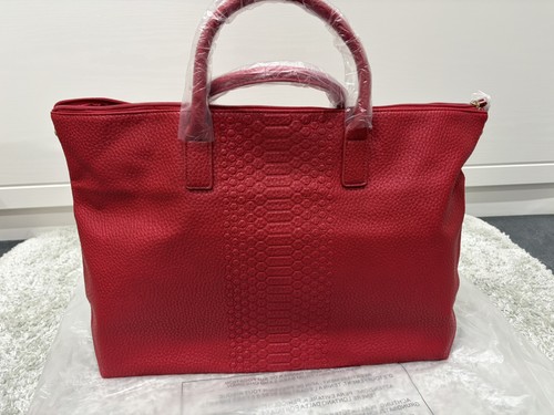 Ladies faux leather red - ladies,