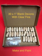 DEVON MINNOWS 30 x 1" WOOD