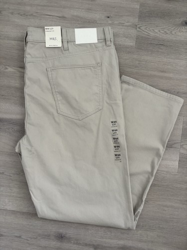 Mens light grey straight - m&s,