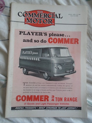 Commercial motor apr 1960 - motor,