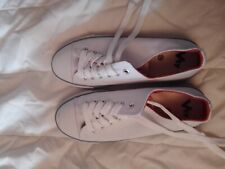 Ladies  Vty Women's white Lace-up Canvas Shoes trainers size 5 (38)