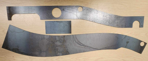 Rear chassis repair - chassis, plate