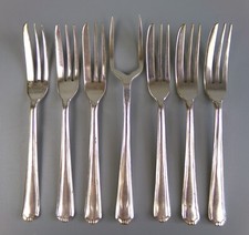Pastry Cake Forks. Silver