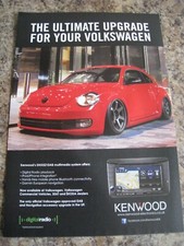 VOLKSWAGEN KENWOOD DNX521DAB ELECTRONICS DIGITAL RADIO ADVERT A4 FILE 25