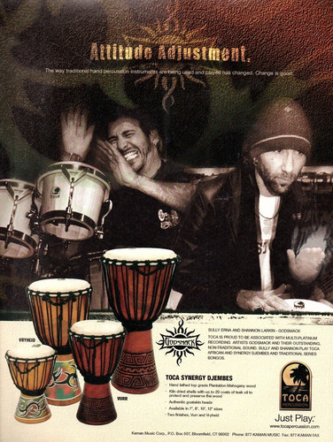 Vtg toca djembes - toca, godsmack