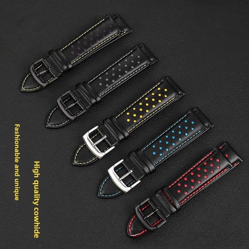 Genuine leather watch strap - leather,
