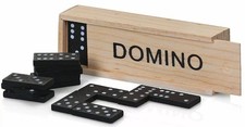 28 Dominoes Game Set Wooden
