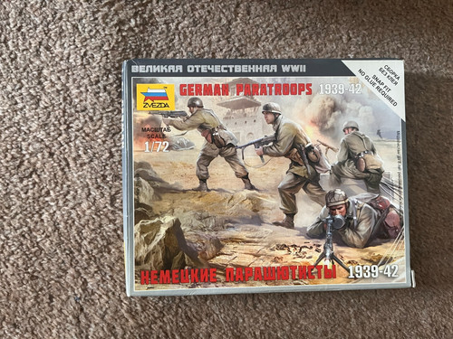 Zvezda german paratroopers - zvezda,