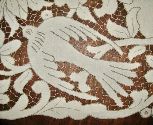 Antique 4pc birds richelieu - birds,
