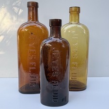 Antique glass bottles jeyes - glass,