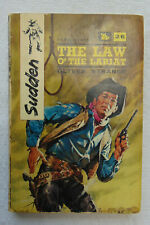 Vintage Paperback Oliver Strange Sudden The Law O' The Lariat Free Post