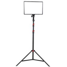 Lencarta 50W LED Panel Continuous Light with 265cm Lightstand | UK Delivery